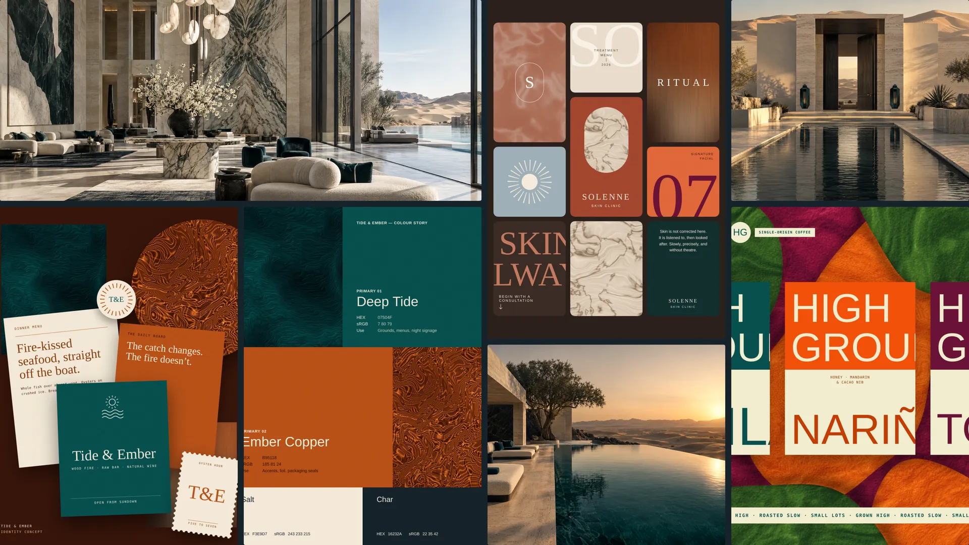 Fuego Creative brand and hospitality design portfolio